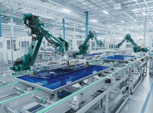 دراسة جدوى إنشاء مصنع مكونات الطاقة الشمسية (Solar Components Manufacturing)